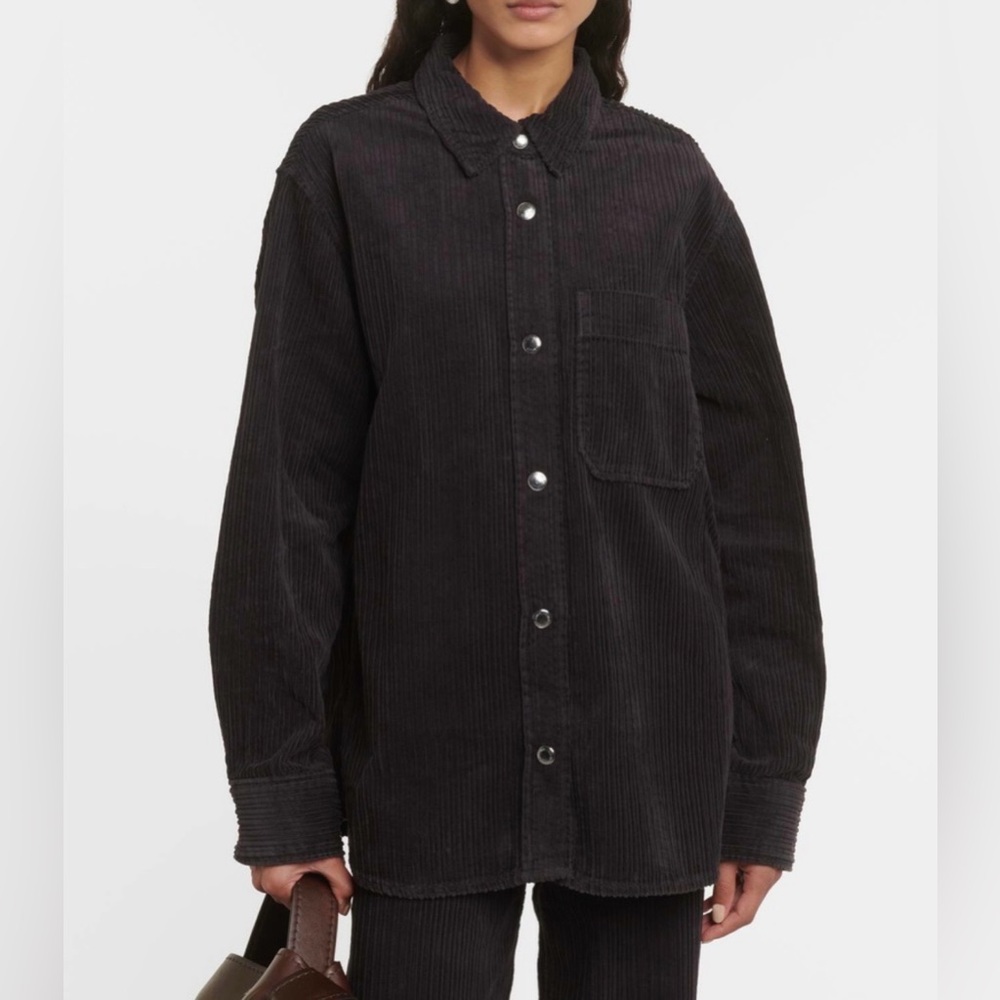 NWT Agolde Corduroy Odele Shirt Brown Size Medium